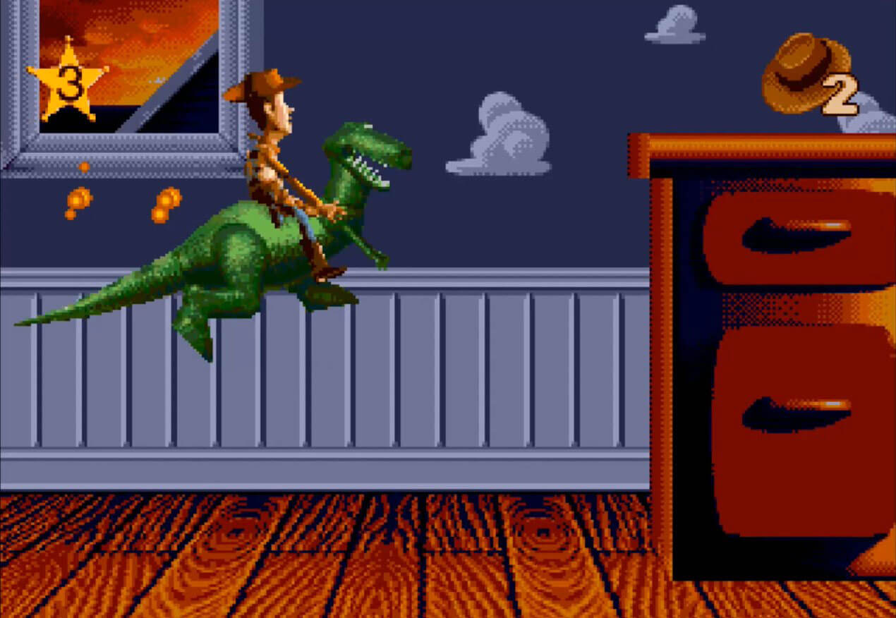 Toy Story - геймплей игры Sega Mega Drive\Genesis